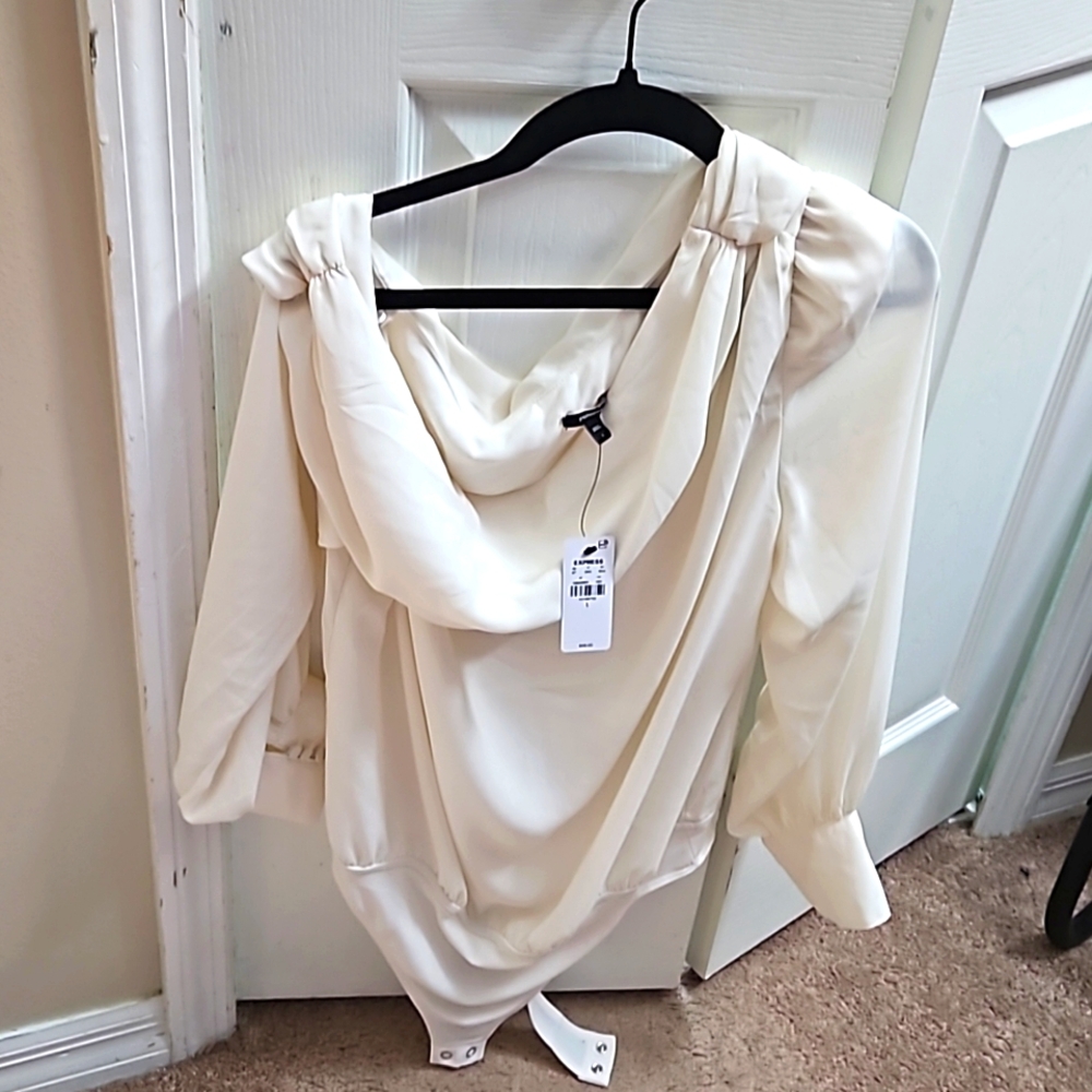 Express off white bodysuit
